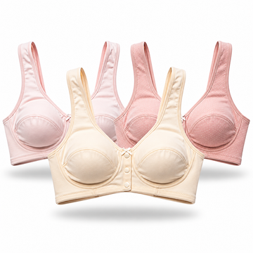 Button bra in pack of three 9( DIFFERENT COLOR )