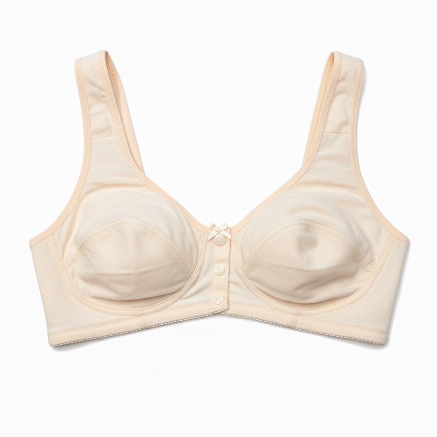 Button bra in pack of three 9( DIFFERENT COLOR )