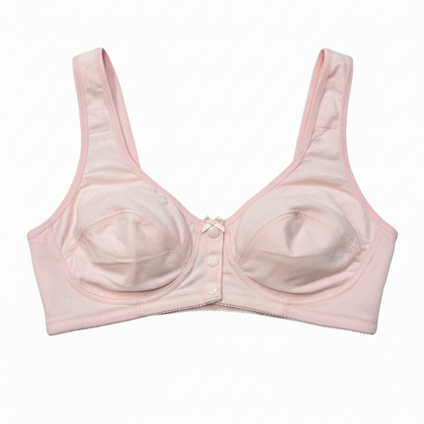 Button bra in pack of three 9( DIFFERENT COLOR )