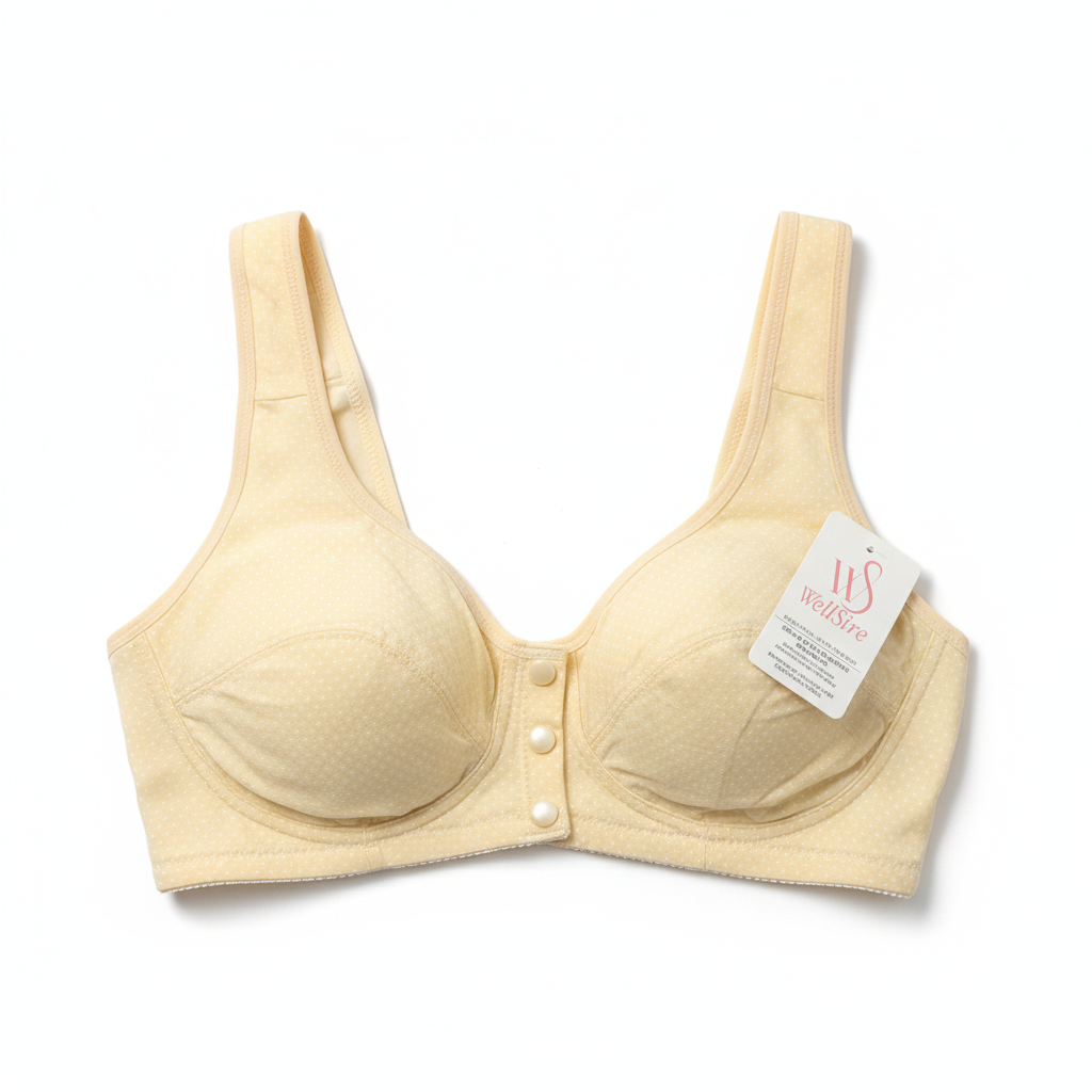 Wellsire 3 button front open bra